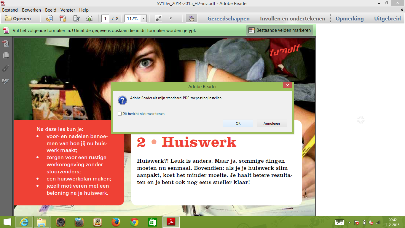 Werken met Tumult en windows 5