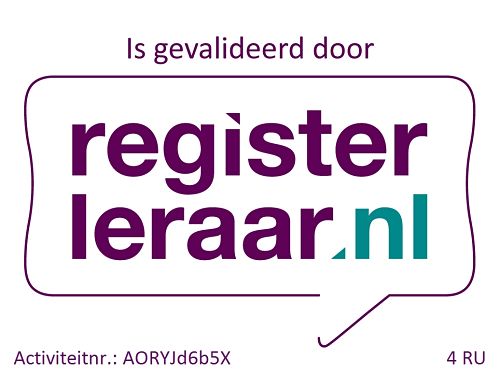 Edutrainers gevalideerd door register leraar