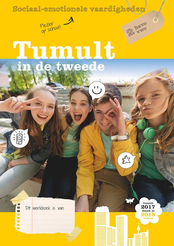 Omslag Tumult in de tweede sociaal-emotionele vaardigheden 2 havo vwo