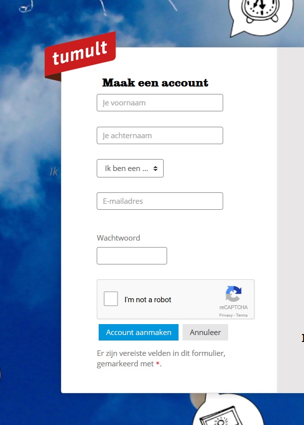 Maak een account