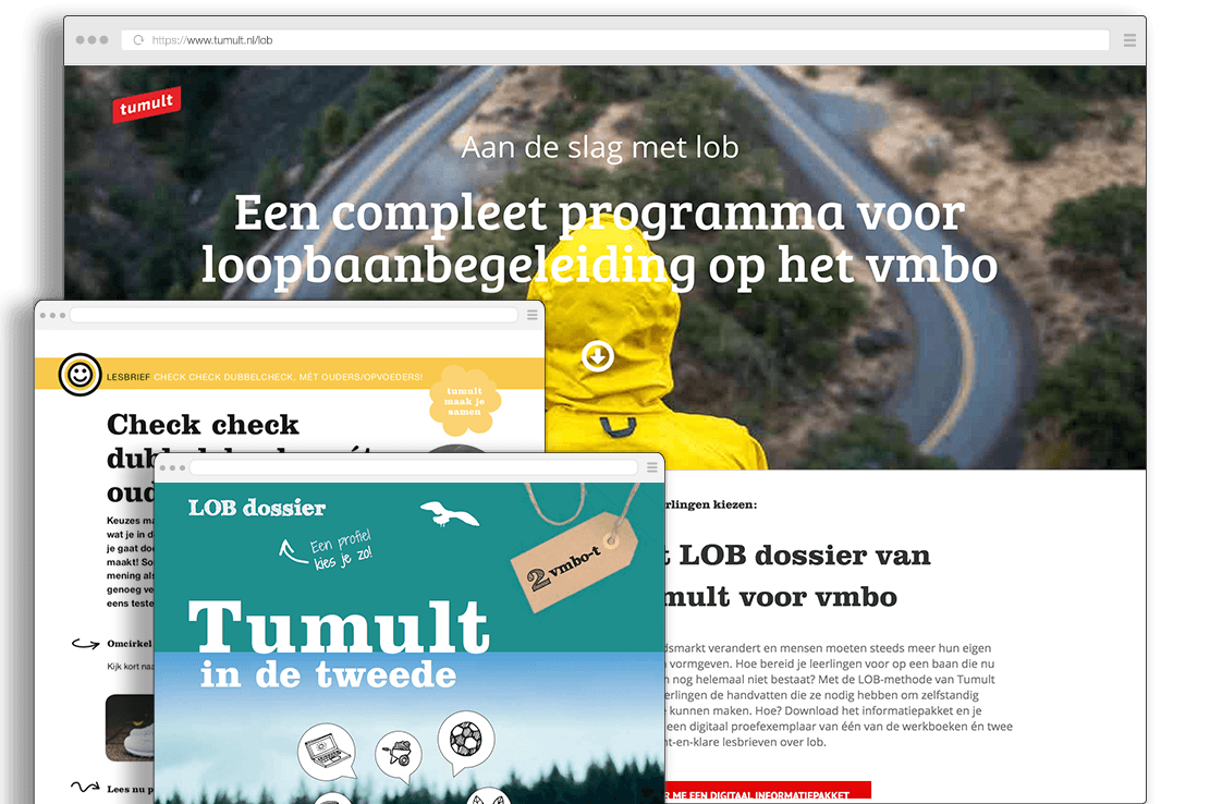 Lobpakket voor het vmbo mockup